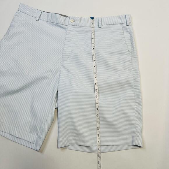 Nike Golf Shorts Mens 40 Blue White Dri-FIT Tour Performance Lightweight Stripe - Picture 3 of 10